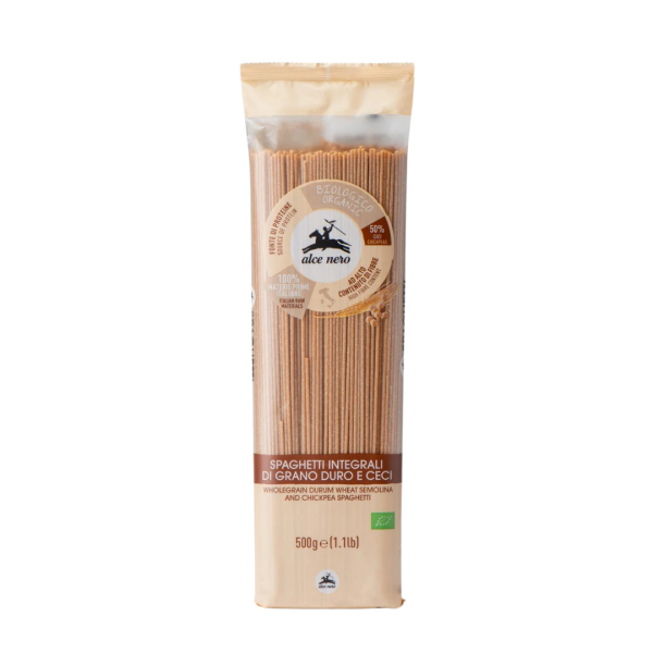 Alce Nero Bio Vollkorn-Hartweizen &amp; Kichererbsen Spaghetti