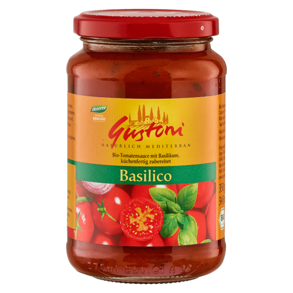 Gustoni Bio Tomatensauce mit Basilikum