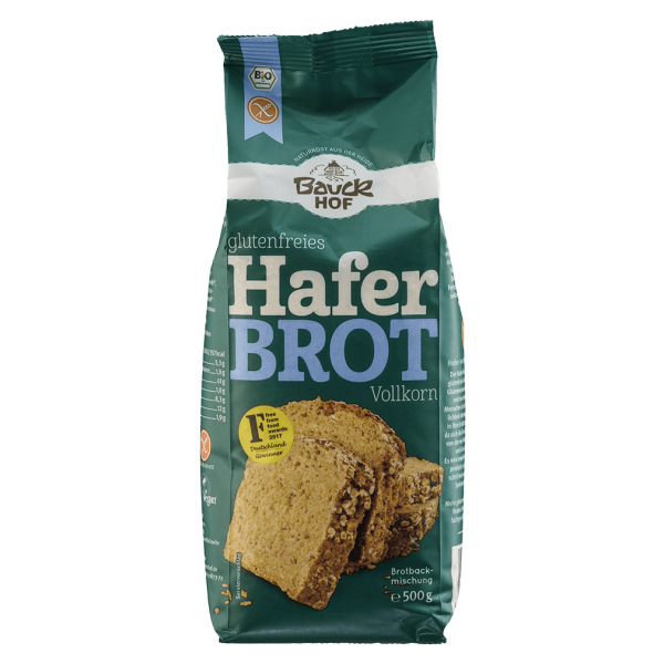 Bauckhof  Bio glutenfreies Haferbrot Vollkorn