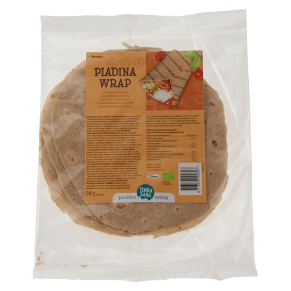 TerraSana Bio Piadina Wrap Dinkelmehl und Hafer