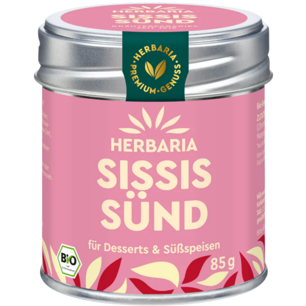 Herbaria Bio Gewürzzucker Sissis Sünd, 100g