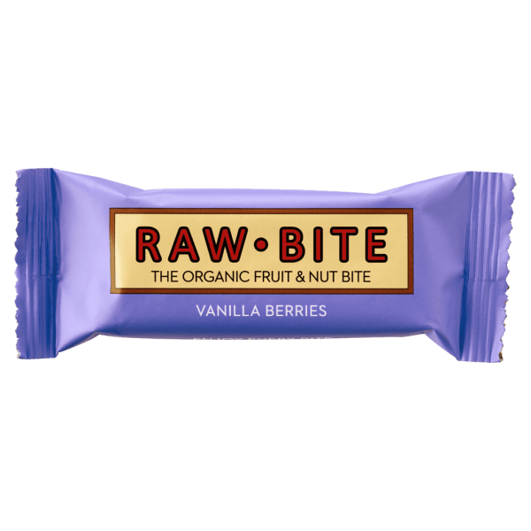 RAW BITE Bio Vanilla Berries Riegel