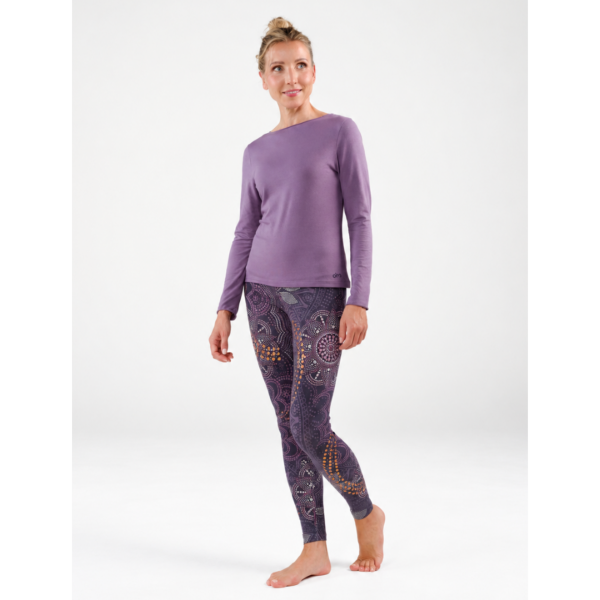 Spirit of Om Yoga Leggings Maui - traube