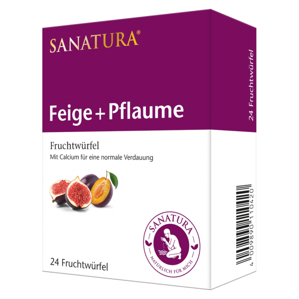 Sanatura Feige + Pflaume Früchtewürfel
