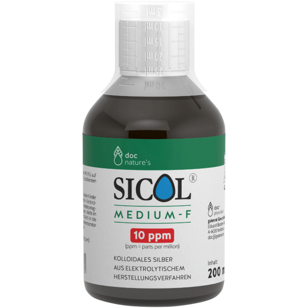 Doc Nature’s Kolloidales Silber Sicol medium-F, 10 ppm