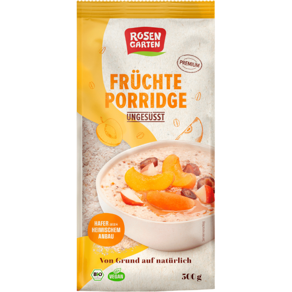 Rosengarten Bio Früchte-Porridge ungesüßt