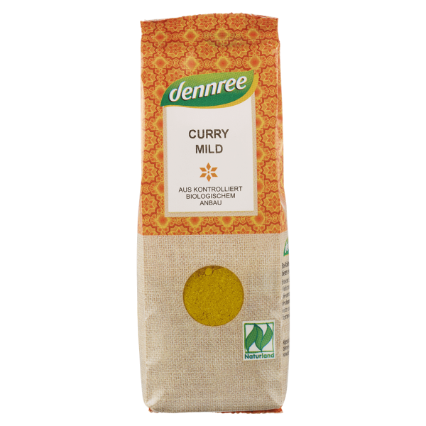 dennree Bio Curry mild, 55g