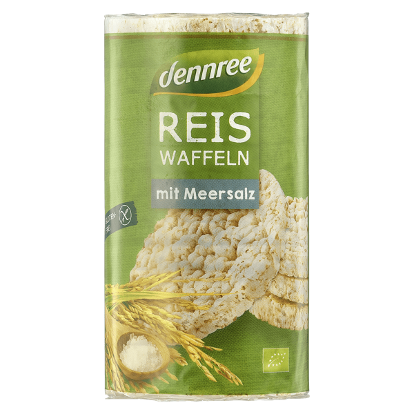 dennree Bio Reiswaffeln mit Meersalz