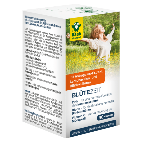 Raab Vitalfood Blütezeit, 90 Kapseln