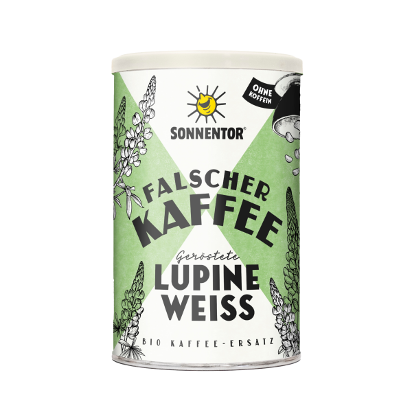 Sonnentor Bio Lupinenkaffee weiß geröstet, Kaffee-Ersatz, 300g