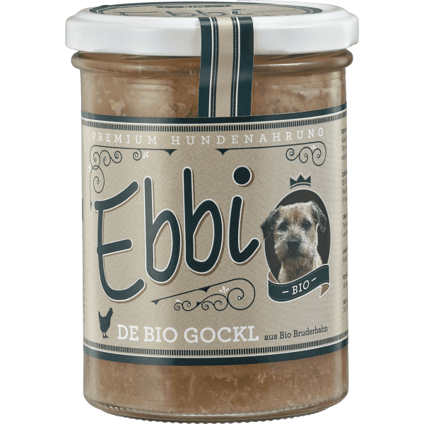 Wuff &amp; Mau Bio Hundefutter Ebbi De Gockl