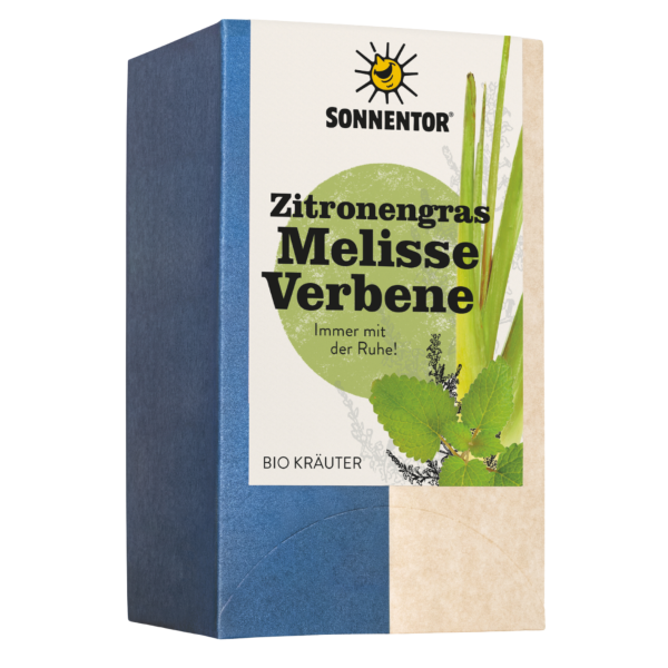 Sonnentor Bio Zitronengras-Melisse-Verbene, 18 Teebeutel