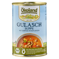 Ökoland Bio Gulaschsuppe mit Rindfleisch Ökoland Bio Gulaschsuppe mit Rindfleisch