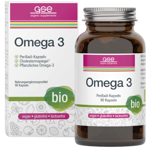 GSE Bio Omega 3 Perillaöl Kapseln