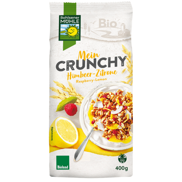 Bohlsener Mühle Bio Crunchy Himbeer-Zitrone