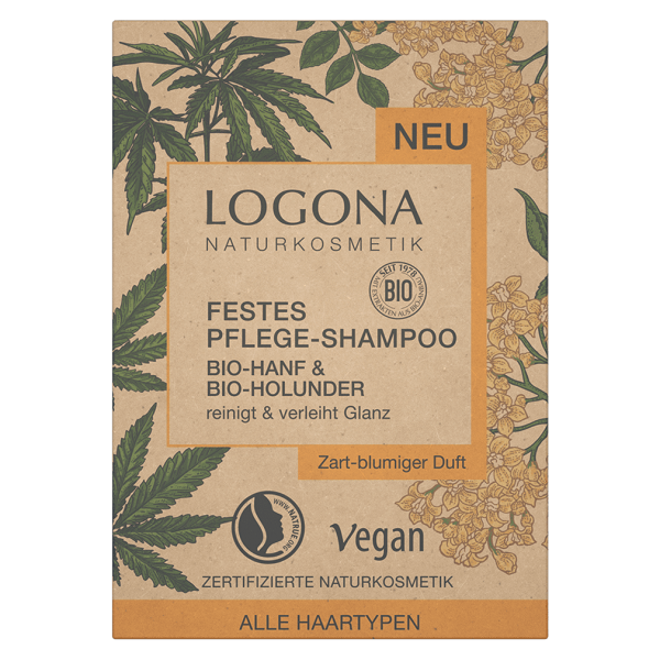 Logona Festes Pflege Shampoo Bio-Hanf &amp; Bio-Holunder
