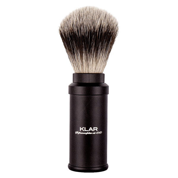 Klar Seifen Rasierpinsel schwarz