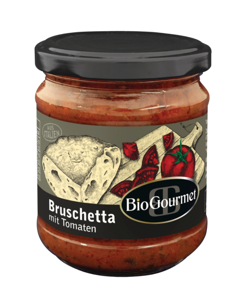 BioGourmet Bio Bruschetta mit Tomaten, 190g
