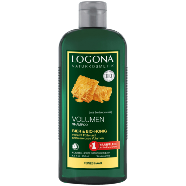 Logona Volumen Shampoo Bier-Honig, 250ml