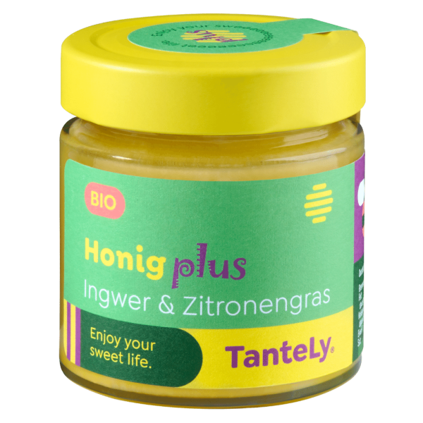 TanteLy Bio Honig Plus Ingwer &amp; Zitronengras