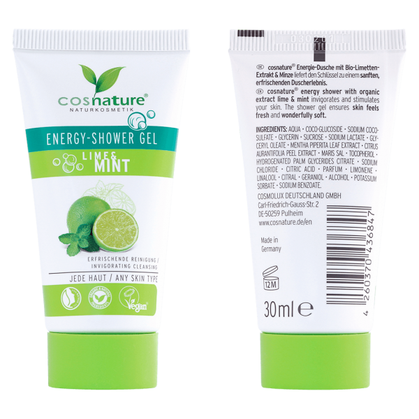 Cosnature Energie Dusche Limette &amp; Minze