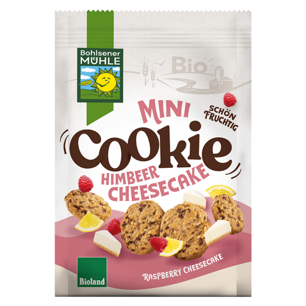 Bohlsener Mühle Bio Mini Cookie Himbeer Cheesecake