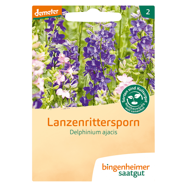 Bingenheimer Saatgut Bio Lanzenrittersporn
