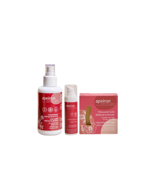 Spa Vivent Apeiron Rosenpflegekosmetik-Geschenkset
