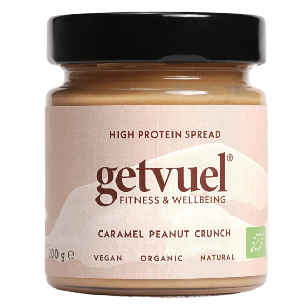 getvuel Bio Caramel Peanut Crunch High Protein Spread