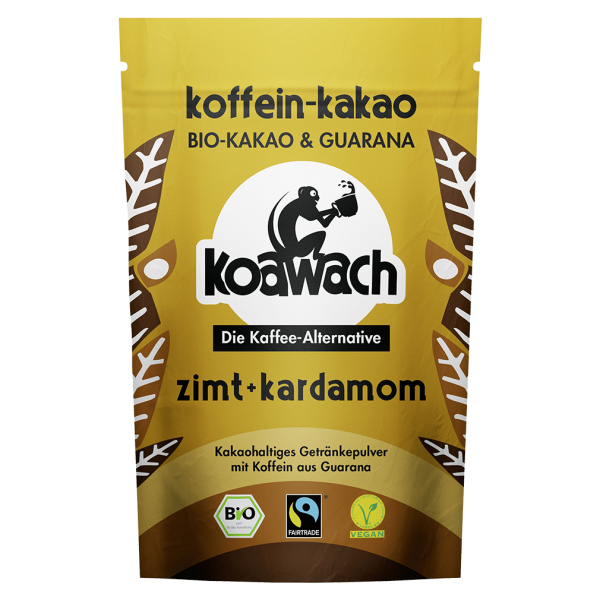 koawach Bio Trinkschokolade Zimt + Kardamom
