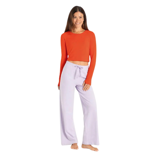 Spirit of Om Crop Shirt langarm Jathara - harissa