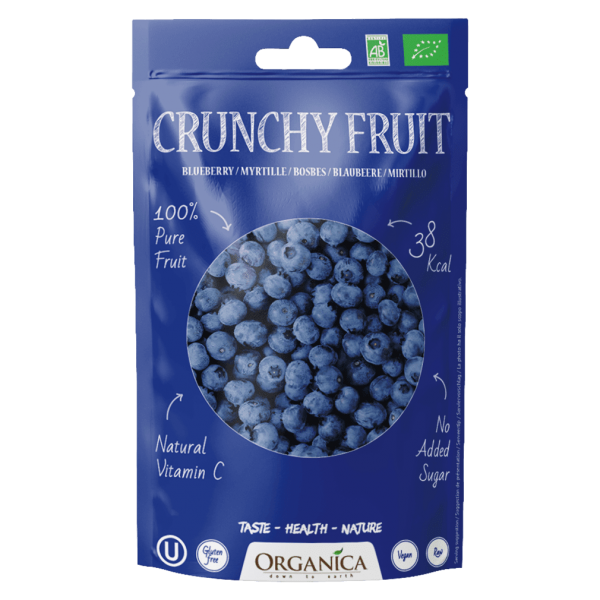 Organica Bio Crunchy Fruit, Blaubeeren