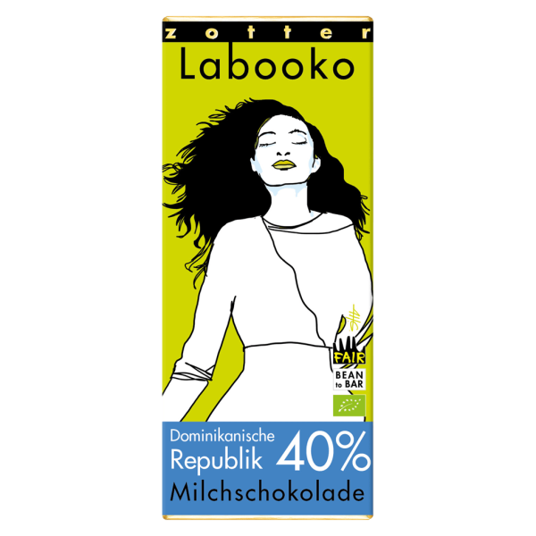 Zotter Bio Labooko - 40% Milchschoko Dominikanische Republik