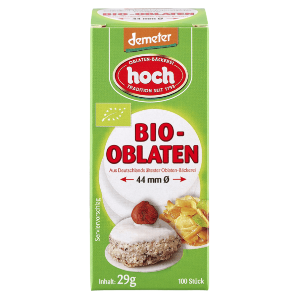 hoch Bio Oblaten 44 mm