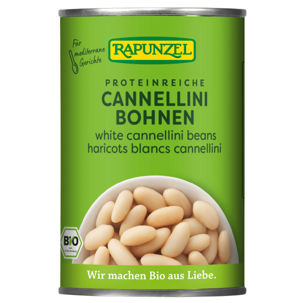 Rapunzel Bio Weiße Cannellini Bohnen in der Dose