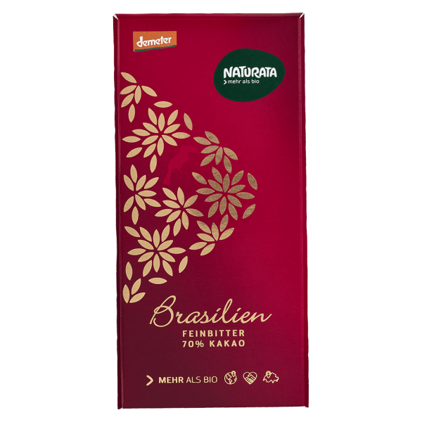 Naturata Bio Feinbitter Schokolade Brasilien 70%