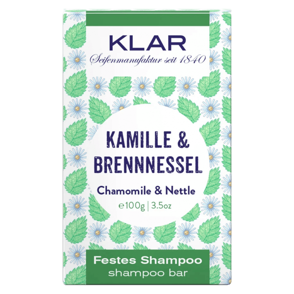 Klar Seifen Festes Shampoo Kamille &amp; Brennnessel