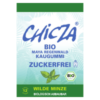 Chicza Bio Chicza Kaugummi Wilde Minze, zuckerfrei Chicza Bio Chicza Kaugummi Wilde Minze, zuckerfrei