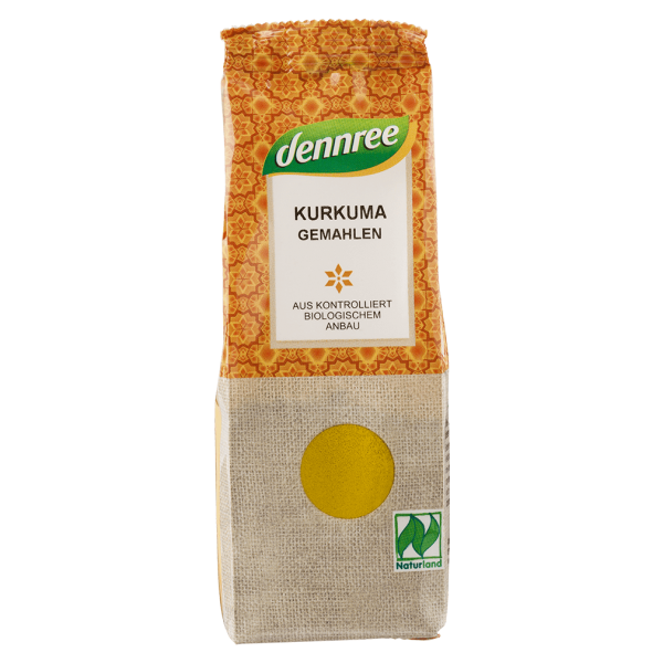 dennree Bio Kurkuma gemahlen, 50g