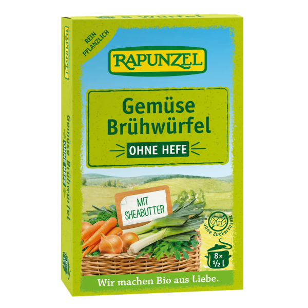 Rapunzel Bio Gemüse-Brühwürfel, ohne Hefe