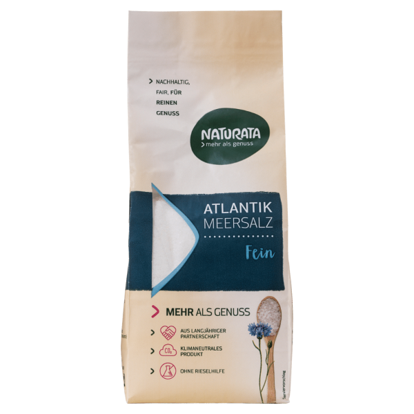 Naturata Atlantik-Meersalz fein, 500g