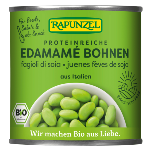 Rapunzel Bio Sojabohnen Edamamé, in der Dose