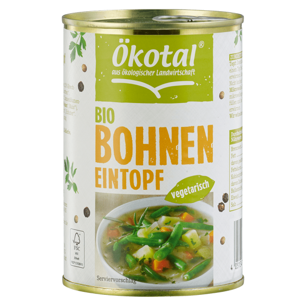 Ökotal Bio Bohneneintopf