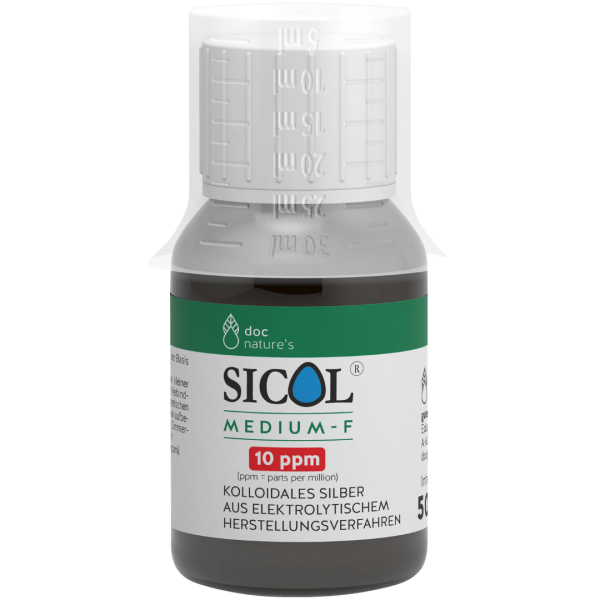 Doc Nature’s Kolloidales Silber Sicol medium-F, 10 ppm