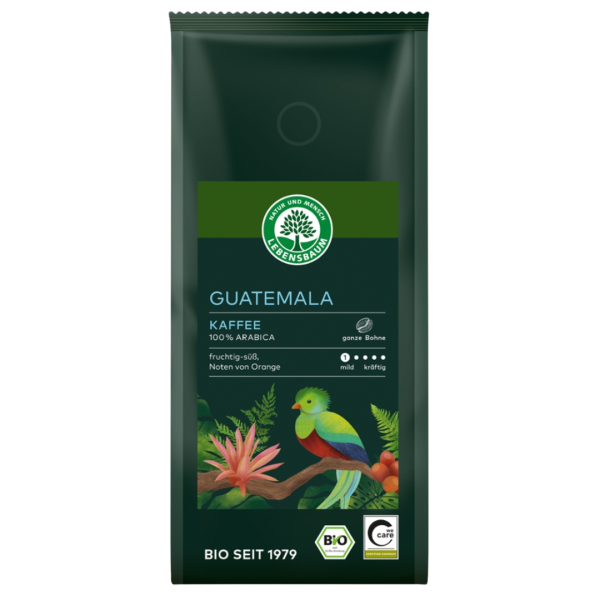 Lebensbaum Bio Guatemala Kaffee, ganze Bohne