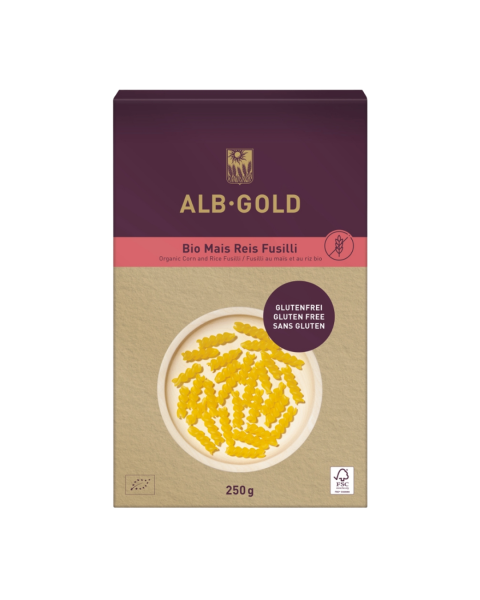 Alb-Gold Bio Mais Reis Fusilli, 250 g