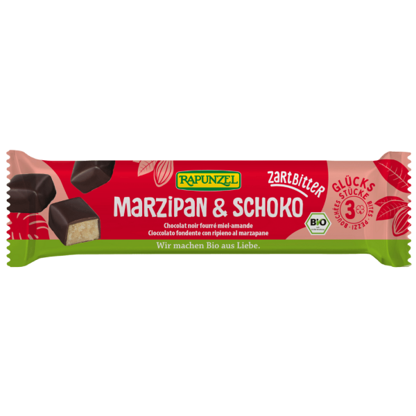 Rapunzel Bio Glücksstücke Marzipan &amp; Schoko Zartbitter
