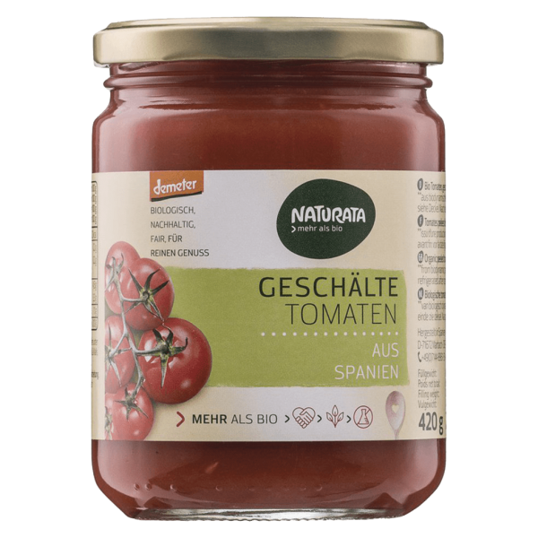 Naturata Bio Geschälte Tomaten in Tomatensaft