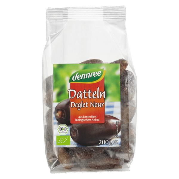 dennree Bio Datteln Deglet Nour entsteint, 500g