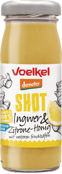 Voelkel Bio Shot Ingwer &amp; Zitrone MHD 21.10.2023